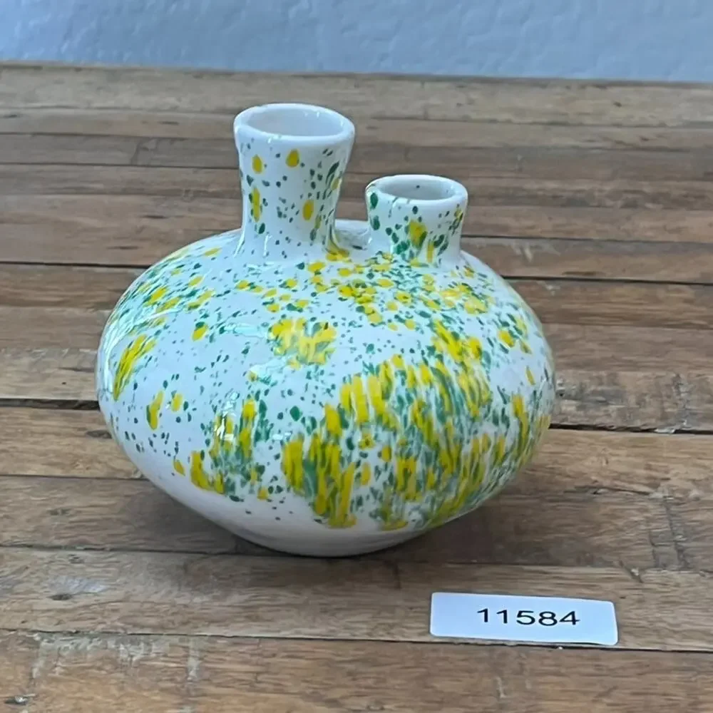 Studio Art Ceramic Bud Vase 5.5